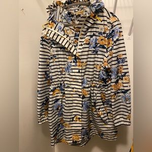Joules Floral Go-Lightly Rain Jacket